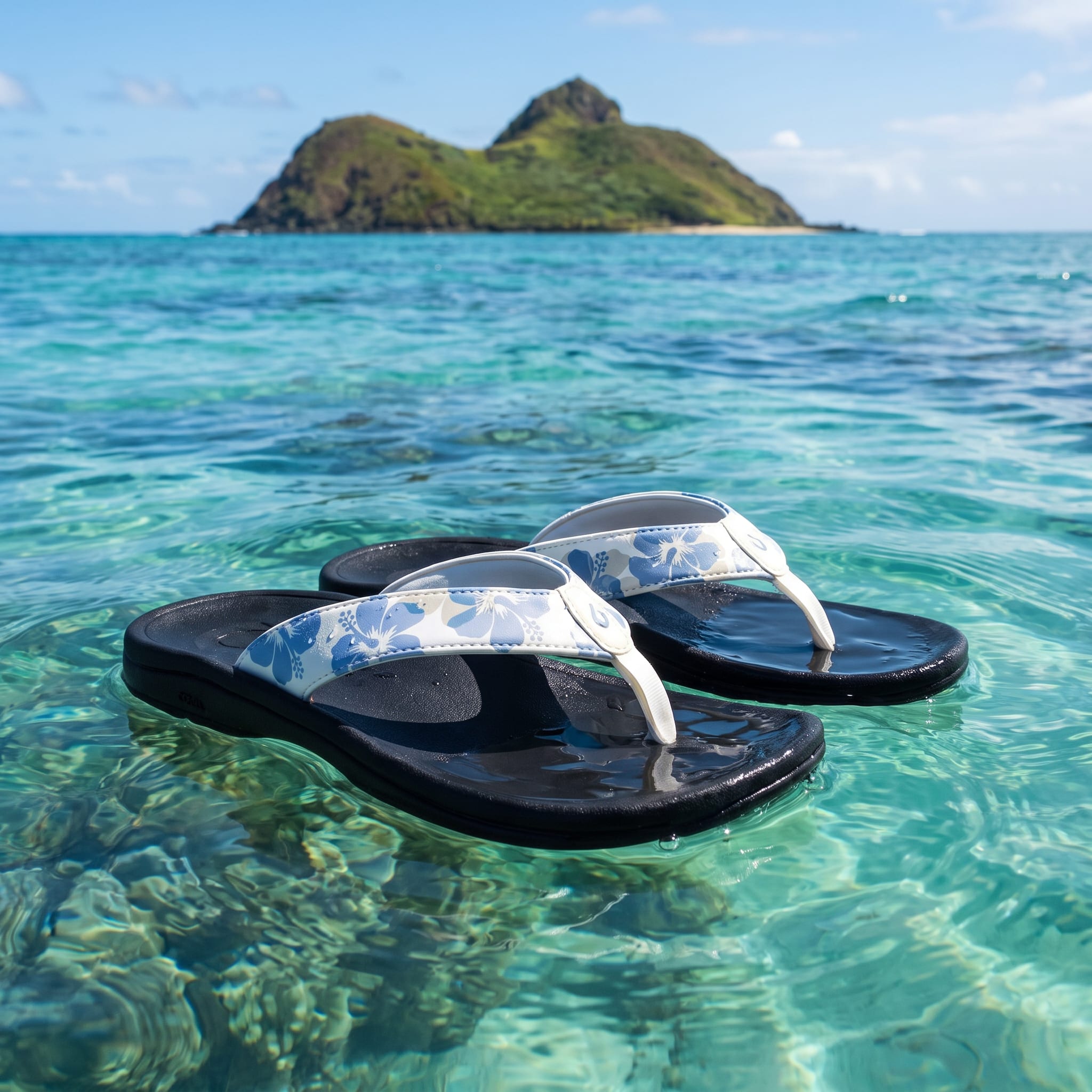 Island Hibiscus Sandals — Photo